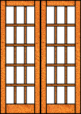 Flat Top 15 Lite Doors