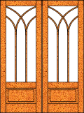 Flat Top Gothic Doors 