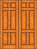 Flat Top 6 Panel Doors 