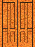 Flat Top 4 Panel Doors 